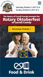 Mobile Screenshot of carrolloktoberfest.com